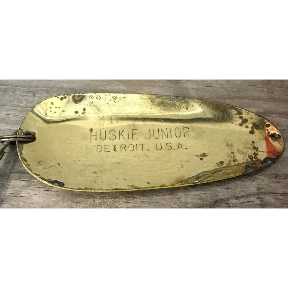 Lou J. Eppinger Huskie Devle & Huskie Junior Vintage Spoon Lures w/ Boxes